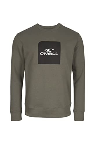 O'NEILL Herren Cube Crew Sweatshirt, Grün (Military Green), Medium-Länge (1er Pack) von O'Neill