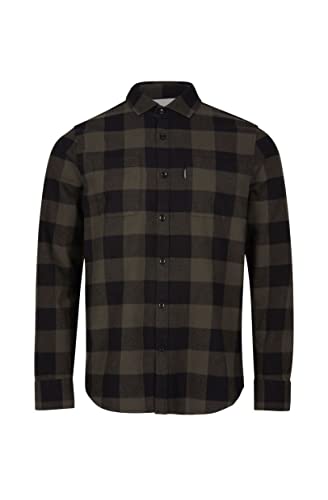 O'NEILL Herren Flannel Shirt Button-Down-Hemd, Green Small Buffalo Check, S/M (2er Pack) von O'Neill