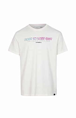 O'NEILL Herren Neon T-Shirt, 11010 Schneeweiß, S/M von O'Neill