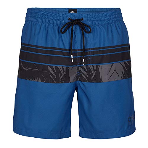 O'Neill Herren PM CALI Stripe Shorts Schwimm-Slips, Mehrfarbig (5990 Blue AOP W/Schwarz), M von O'Neill