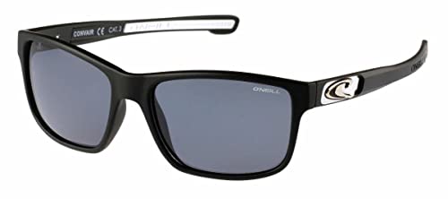 O'Neill Polarisierte Herren-Sonnenbrille, mattes Schwarz/solides Rauchglas, ONCONVAIR2.0-104P, Größe 57-18-139 mm, Mattschwarz, 57-18-139 von O'Neill