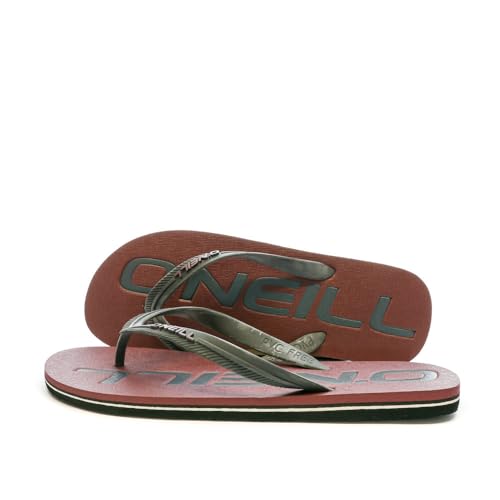 O'Neill Herren Profile Flip-Flops, Burgunderrot / Schwarz, rot, 43 EU von O'Neill