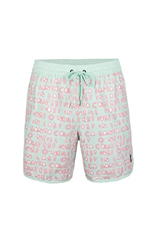 O'NEILL Herren Scallop 16" Swim Shorts Badehose, 35044 Beach Glass Neon Lights, XL-XXL von O'Neill