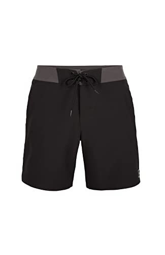 O'NEILL Herren Solide Freak Boardshorts, 19010 Schwarz, (6er Pack) von O'Neill