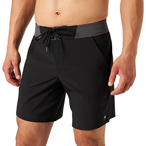 O'Neill Herren Solide Freak Boardshorts, 19010 Schwarz, 32 von O'Neill