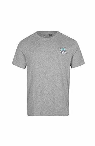 O'NEILL Herren State Emblem T-Shirt, 18013 Silber Melee, S/M von O'Neill