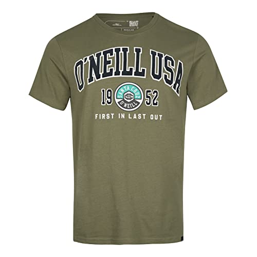 O'NEILL Herren Surf State T-Shirt, 16011 (Deep Lichen Green), M/L von O'Neill