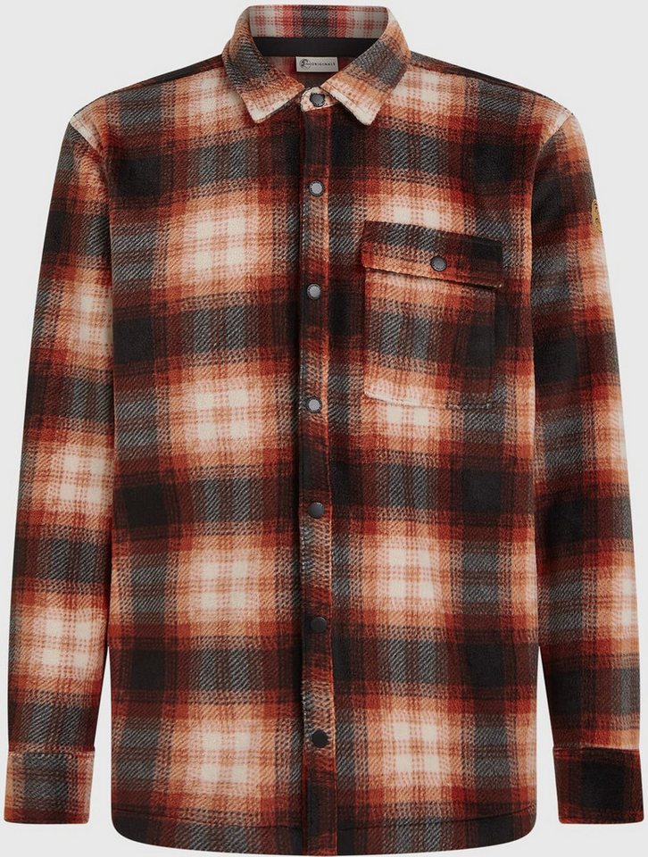 O'Neill Langarmhemd O'RIGINALS SUPERFLEECE SHIRT Bonfire Check von O'Neill