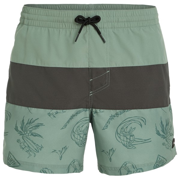 O'Neill - Mix & Match Cali Block 15'' Swim Shorts - Badehose Gr M grün von O'Neill