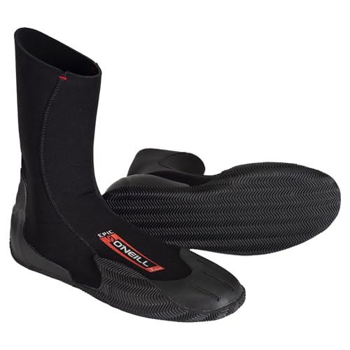 O'Neill Neoprenschuhe Herren Epic 3mm Boot Black 45 EU/ 12 von O'Neill