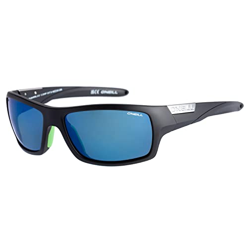 O'Neill ONEILL Herren Sonnenbrille - Polarisierte Sunglasses - Barrel 2.0 - Mattschwarz / Blauer Spiegel von O'Neill