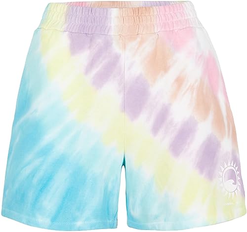 O'Neill Oneill Women of The Wave High Waist Shorts für Damen, Blue tie dye,M von O'Neill