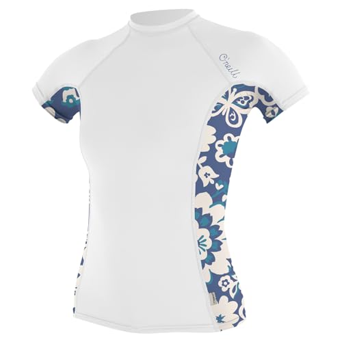 O'Neill Rash Guard Damen Side Print S/S White/Christina FLORALXL von O'Neill