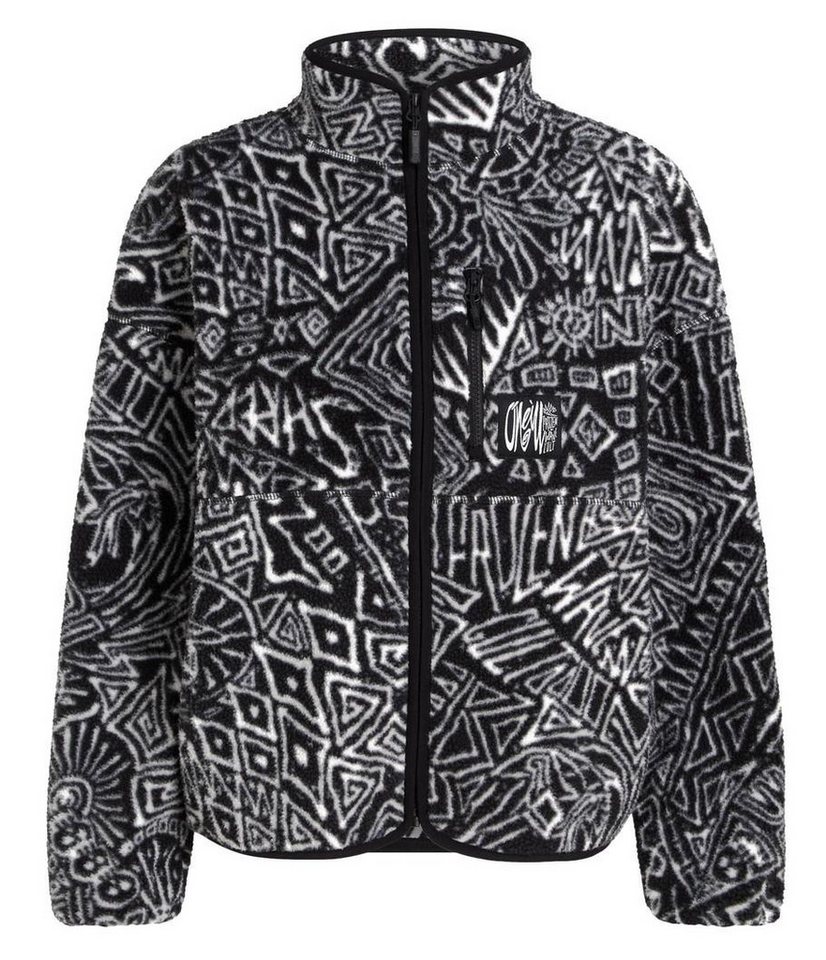 O'Neill Skijacke SURF HEROES HIGH PILE FLEECE White/Black Sketcheritage von O'Neill