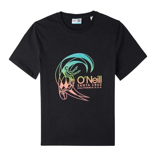 O'Neill T-Shirt, Schwarz, für Jungen, Circle Surfer, Schwarz , 11-12 Jahre von O'Neill