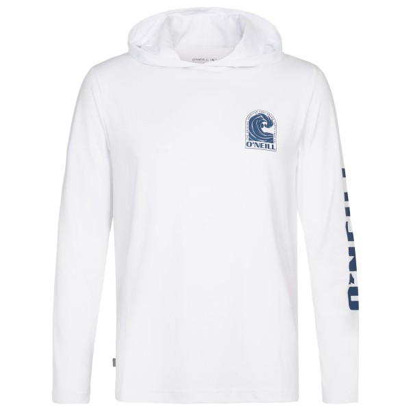 O'Neill - UPF Hoodie - Lycra Gr M weiß von O'Neill