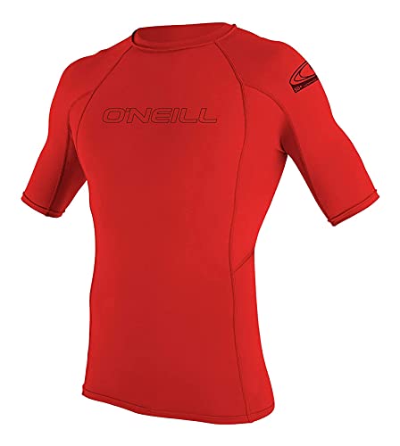 O'Neill Wetsuits Unisex-Kinder Youth Basic Skins Rash Guards, rot, 12 von O'Neill Wetsuits