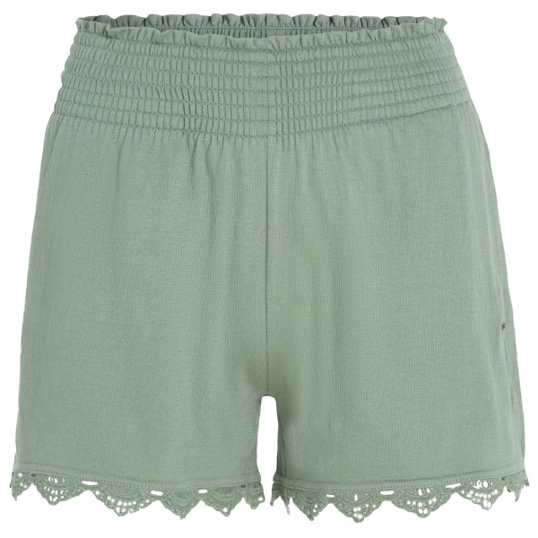 O'Neill - Women's Essentials Ava Smocked Shorts - Shorts Gr XL grün/türkis von O'Neill