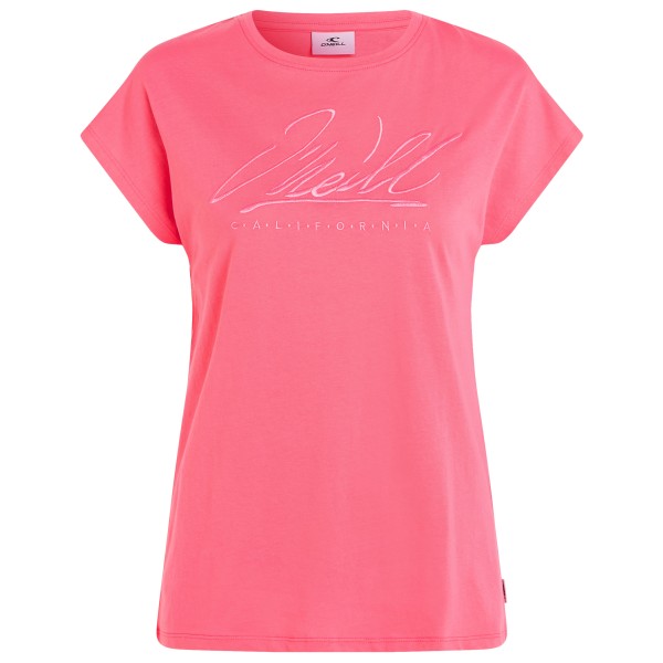 O'Neill - Women's Essentials O'Neill Signature T-Shirt - T-Shirt Gr XL rosa von O'Neill