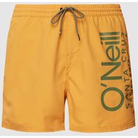 ONeill Badehose mit Motiv-Print Modell 'Original Cali 16 Shorts' in Apricot, Größe M von O'Neill