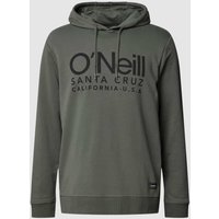 ONeill Hoodie mit Label-Print Modell 'CALI' in Oliv, Größe L von O'Neill