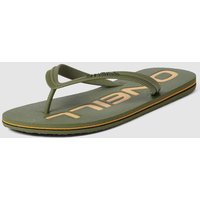 ONeill Slides mit Label-Applikation in Khaki, Größe 44 von O'Neill