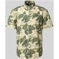 ONeill Slim Fit Freizeithemd mit Label-Stitching in Oliv, Größe L von O'Neill