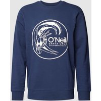 ONeill Sweatshirt mit Logo-Print Modell 'CIRCLE SURFER' in Marine, Größe XXL von O'Neill