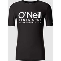 ONeill T-Shirt mit Label-Print Modell 'CALI' in Black, Größe L von O'Neill