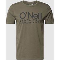 ONeill T-Shirt mit Logo-Print Modell 'CALI' in Oliv, Größe S von O'Neill