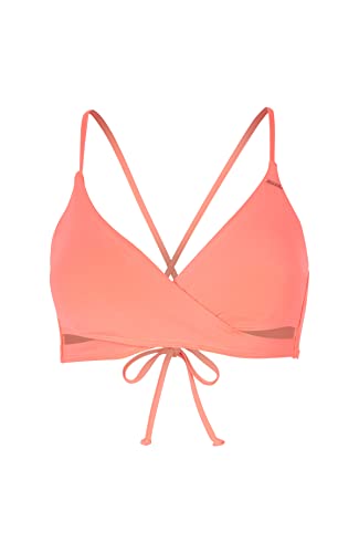 Oneill Baay Top Bikini Oberteil für Damen, neon Coral,34 von O'Neill