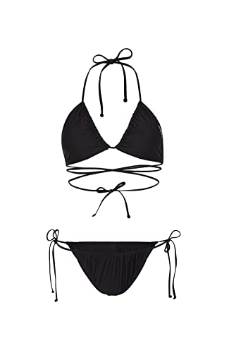 Oneill Kat Becca Women of The Wave Triangel Bikini Set, schwarz,36 von O'Neill