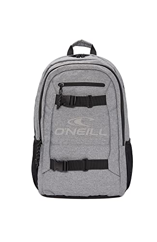 Oneill M Boarder Backpack I Grau - Verstellbarer vielseitiger Herren Rucksack, 30l, Größe 30l - Farbe Silver Melee von O'Neill