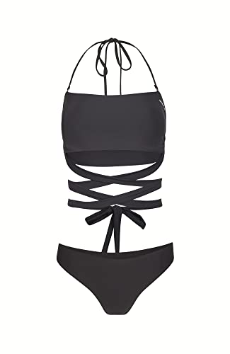 Oneill W Jen Maoi Bikini Set Schwarz - Frecher elastischer Damen Bikini, Größe 42 - Farbe Black Out von O'Neill