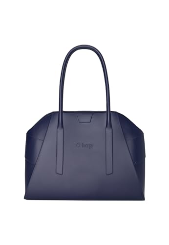 O bag - Shopper Tasche unique aus Thermoplastische Verbindung, navy blau (41.5 X 15 X 55 cm) von O bag