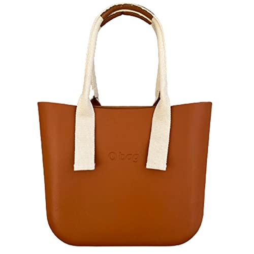 OBAG Tasche oder Ziegel Tasche mit Beutel Griffe Band, Ziegelrot, 31x39x14cm von O bag