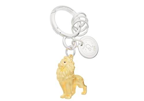 O meta[l]morphose METALMORPHOSE - Schlüsselanhänger Charms Sternzeichen Löwe - Sternbild Löwe - Geschenk für Männer, Frauen und Kinder von O meta[l]morphose