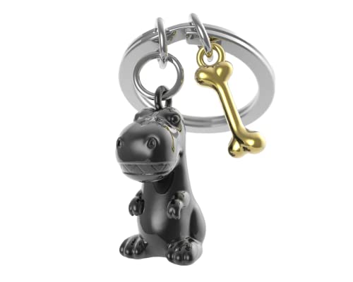 METALMORPHOSE – Schlüsselanhänger Rakete & ihr Planet – MTM201-02, Schwarz, one size, Moderne Neuheit von O meta[l]morphose