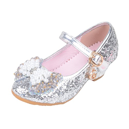 O&N Prinzessin Gelee Partei Absatz-Schuhe Sandalen für Mädchen Glanz Prinzessin von O&N