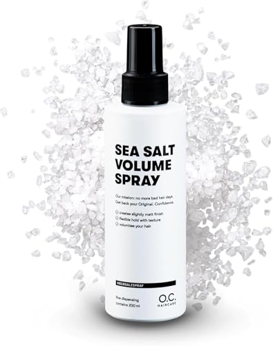O.C. HAIRCARE Sea Salt Spray - 200ml Meersalz Spray für Haare - 30 Tage risikofrei testen - Volumen-Booster für ein volleres Haargefühl mit starkem Halt - 100% vegan & Made in Germany von O.C. HAIRCARE
