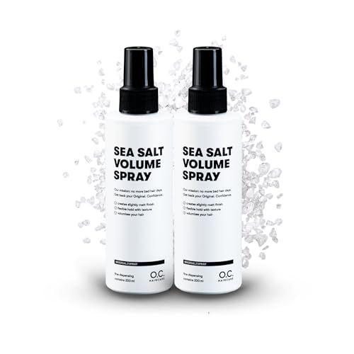 O.C. Haircare Sea Salt Spray - 2er Set - 200ml Meersalz Spray für Haare - Volumen-Booster für ein volleres Haargefühl mit starkem Halt - 100% vegan & Made in Germany O.C. Haircare Sea Salt Spray - 2er Set - 200ml Meersalz Spray für Haare - Volumen-Booster für ein volleres Haargefühl mit starkem Halt - 100% vegan & Made in Germany von O.C. HAIRCARE