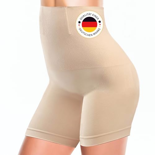 O³ Bauchweg Unterhose Damen Miederpants, Shapewear Damen Bauchweg stark formend, Body Shaper Damen, elastische Miederhose, Shaping Unterwäsche Damen, Hose Shorts (Nude 3XL) von O³