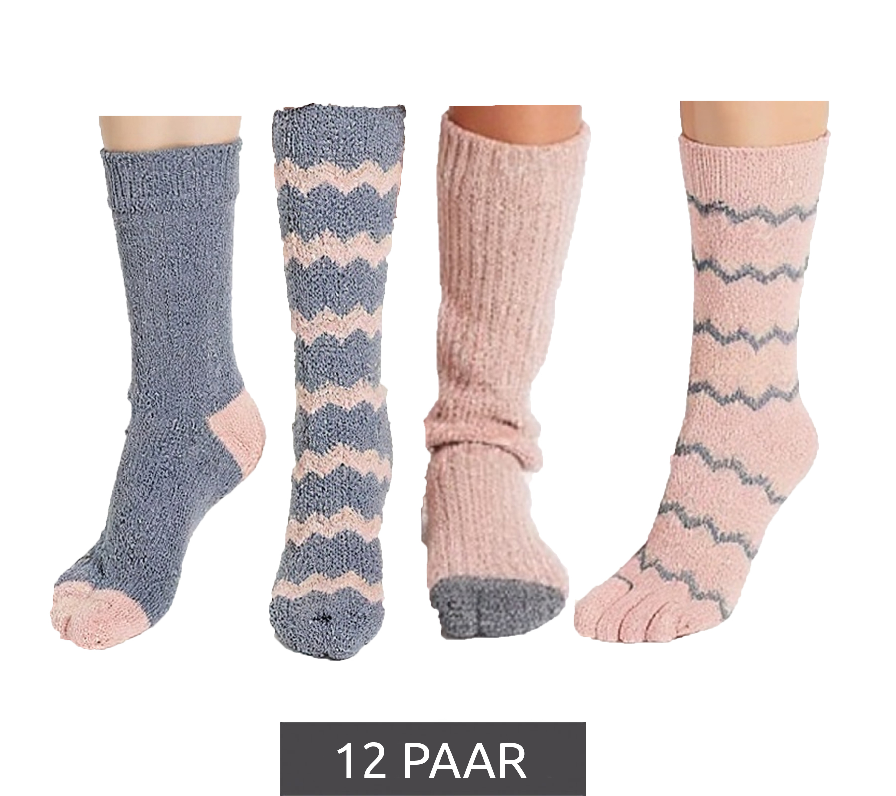 12 Paar Kinder Kuschel-Socken warme Winter-Strümpfe Freizeit-Strümpfe Thermosocken 925306 Rosa/Grau 12 Paar Kinder Kuschel-Socken warme Winter-Strümpfe Freizeit-Strümpfe Thermosocken 925306 Rosa/Grau von O46bpx