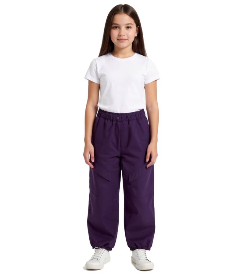 Ski-Hose für Mädchen mit reflektierenden Details Schnee-Hose Regular-Fit Snowboard-Hose 905819 Lila von O46bpx