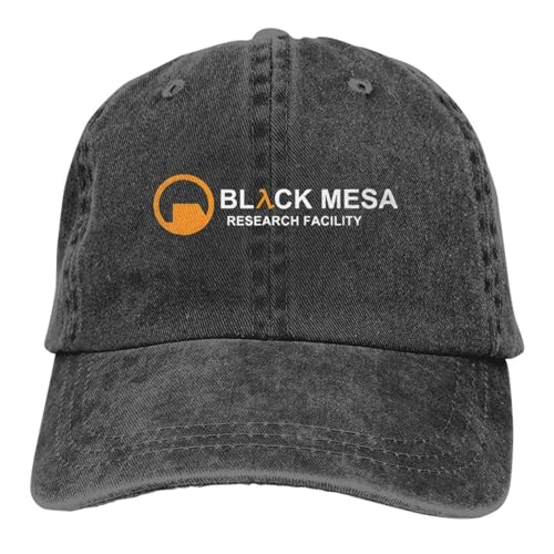 OAAJKOAM Black MESA Half Life Baseballmütze für Herren und Damen, verstellbar, lässig, Sonnenhüte aus Baumwolle, Unisex, Dad-Mützen OAAJKOAM Black MESA Half Life Baseballmütze für Herren und Damen, verstellbar, lässig, Sonnenhüte aus Baumwolle, Unisex, Dad-Mützen von OAAJKOAM