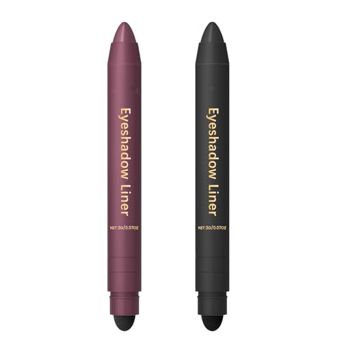 2Pcs Shadow Liner 2 in 1 Eyeliner Eyeshadow, 2-in-1 Liner and Shadow, Waterproof Eye Shadow Pen, Smooth and Easy to Color (2Pcs C) von OADAA