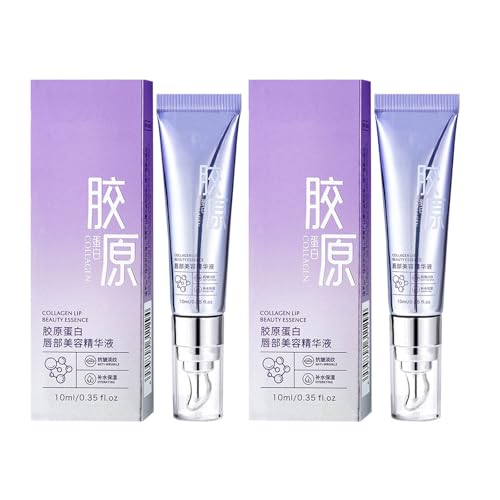 Plumping Anti-Wrinkle Hydrating Lip Serum, Color-changing Lip Plumper Serum, Lips Care Serums (01#+02#) von OADAA