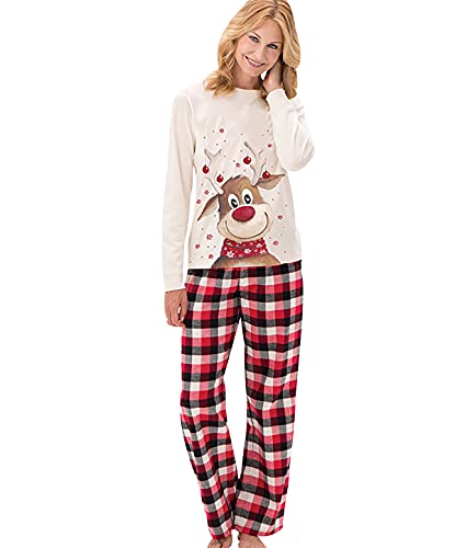 Family Matching Pyjamas Christmas Pyjamas Christmas Family Pjs Weihnachts Pyjamas Für Damen Mann Kinder Baby Christmas Festival Pjs Pyjama Familien Weihnachts Pyjamas Fawn Hose Damen Women_S von OADOBKICE