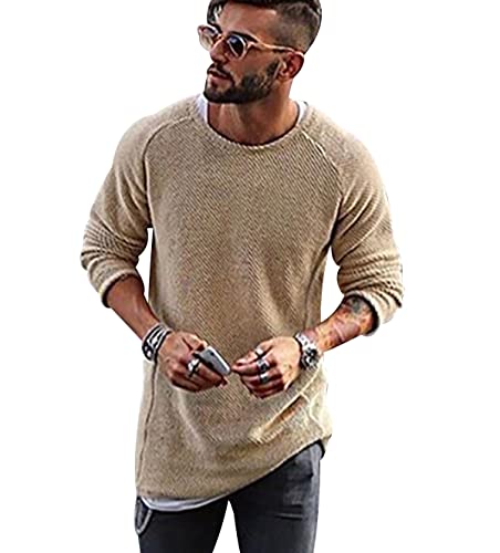 Top Herren Long Pullover Herren Hemd Pullover Herren Hugo Pullover Herren Tops Wind Pullover Herren Leichter Pullover Herren Hübsche Männer Pullover Lustige Pullover Schwarz Aprikose S von OADOBKICE
