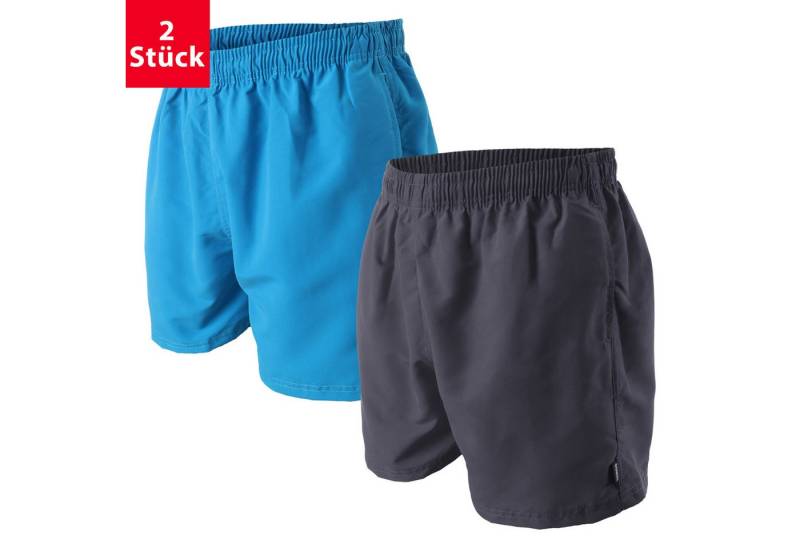 OAHOO Badehose Herren Badeshorts (2 Stück) mit Mesh-Futter und Taschen von OAHOO
